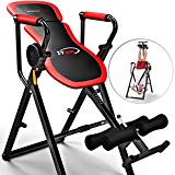 Sportstech IT300 Innovative Folding Multifunctional 6 in 1 Inversion Table - Intelligent Swivel Lever System, 360° Exercise, Incl. Safety Strap