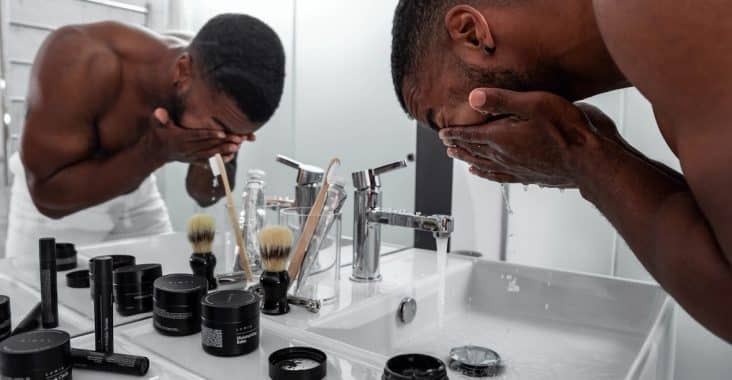 routine soin homme pressé