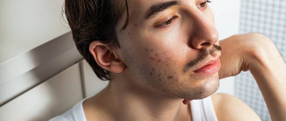 traiter acné homme